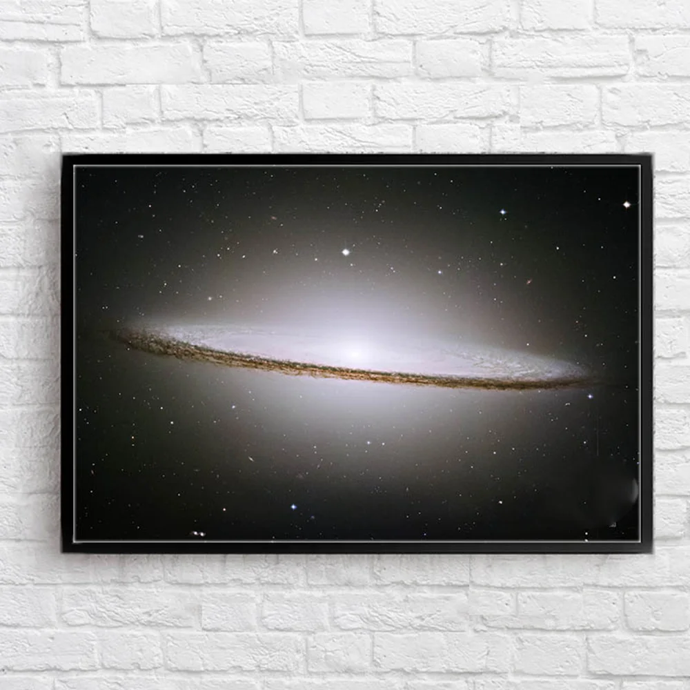 Virgo Sombrero Galaxy карта декоративные картины диаграмма плакат для украшения дома 40x40