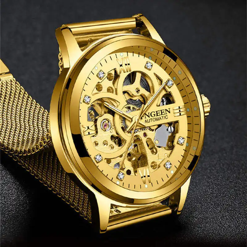 FNGEEN ووتش الرجال الهيكل العظمي التلقائية الميكانيكية ووتش الذهب الهيكل العظمي خمر رجل ووتش الرجال ووتش الأعلى العلامة التجارية الفاخرة للما... FNGEEN ووتش الرجال الهيكل العظمي التلقائية الميكانيكية ووتش الذهب الهيكل العظمي خمر رجل ووتش الرجال ووتش الأعلى العلامة التجارية الفاخرة للما...