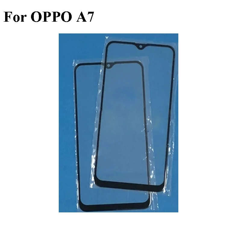 For OPPO A 7 A7 Front LCD Glass Lens touchscreen CPH190 Touch screen Outer Screen Capacitive without flex | Мобильные телефоны и