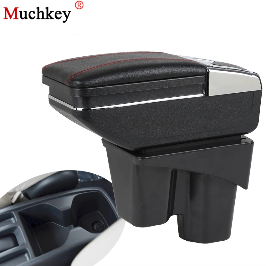 For Honda City 2015 2016 2017 Car Console Armrest Box Central Storage Box With Cup Holder