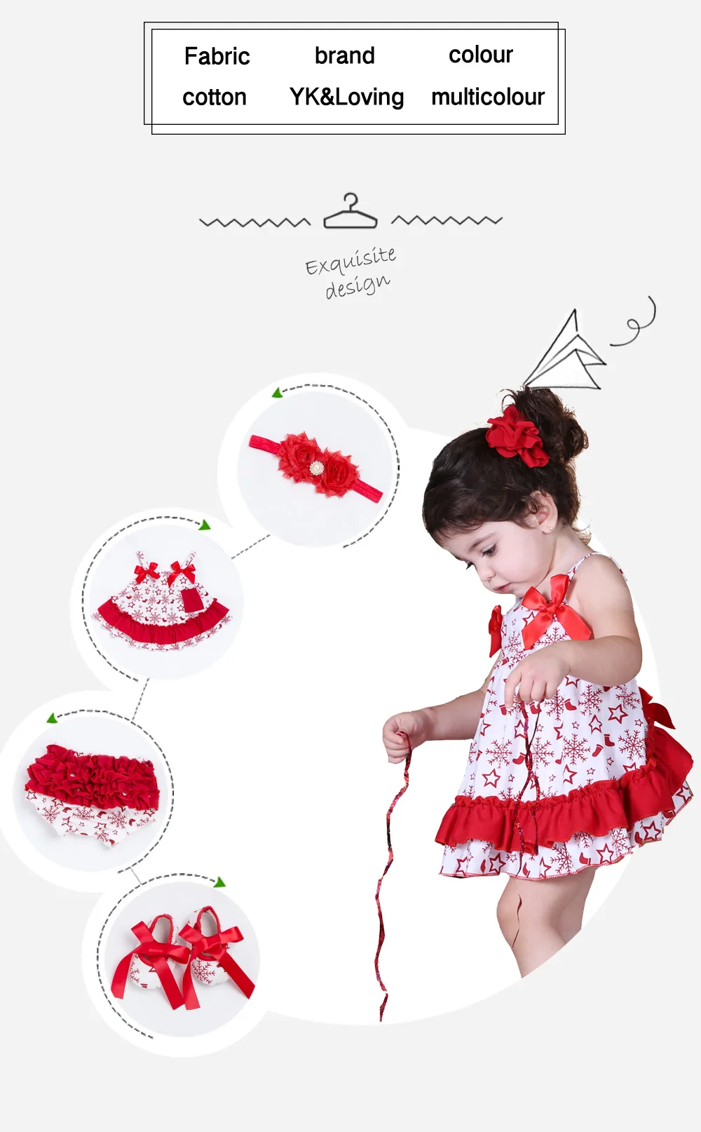 Baby Swing Top Rose Baby Girls Clothing Set Summer Style Infant Ruffle Outfits Christams Gifts Newborn Girl Clothes Baby Clothing Set classic