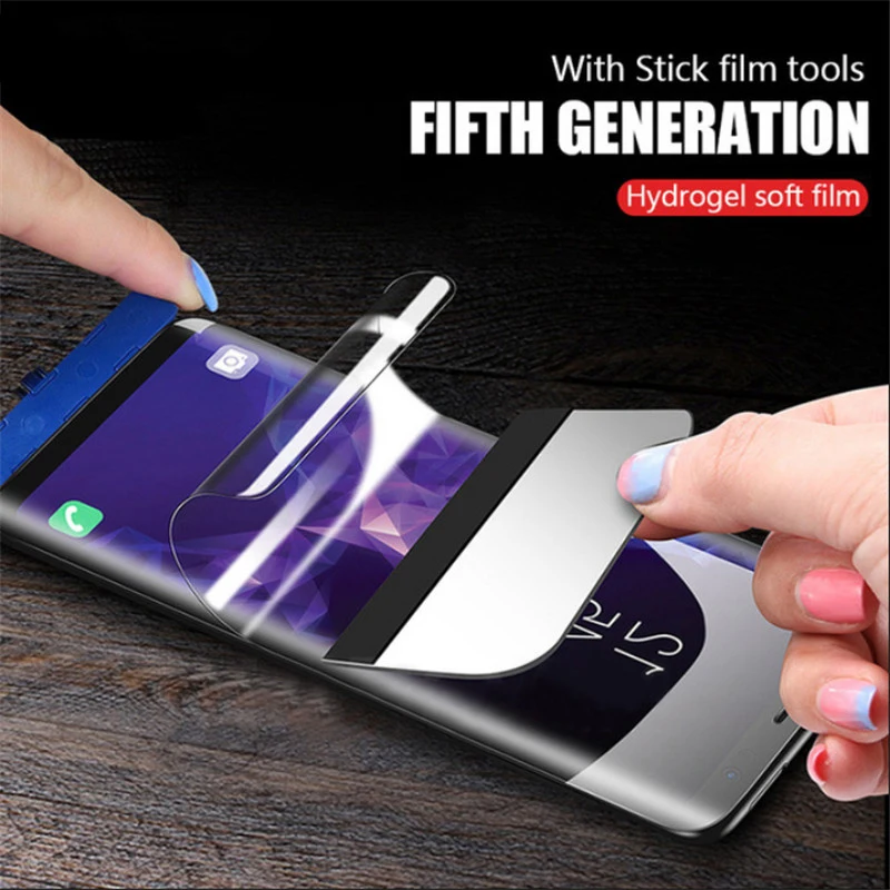 

Scratch-Resistant Clear Screen Protector Easy Installation For Samsung Galaxy Note 9 Note 8 S9 S8