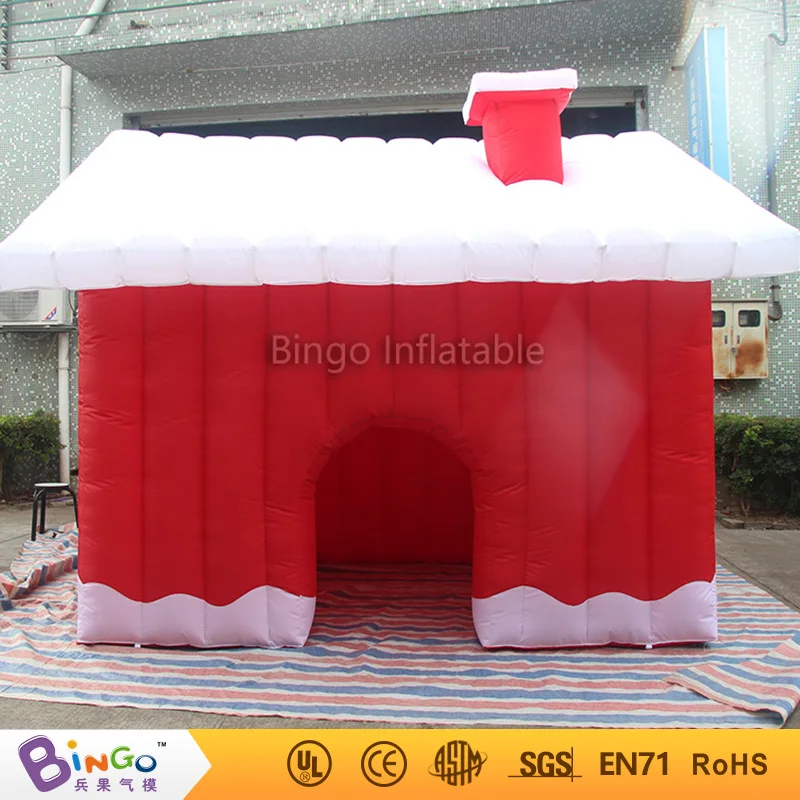  Free Delivery Decoration items 3.8X3.2X2.7 Meter inflatable christmas kids house tents hot sale blo