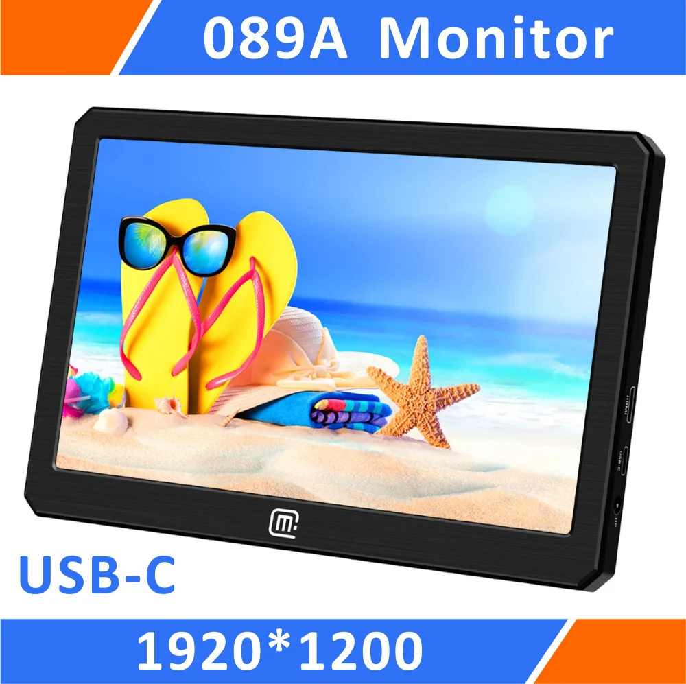 Portable HDR Gaming Monitor-8.9 Inch 1920*1200 IPS QHD LCD Display USB Powered for XboxPS4PS3Raspbe