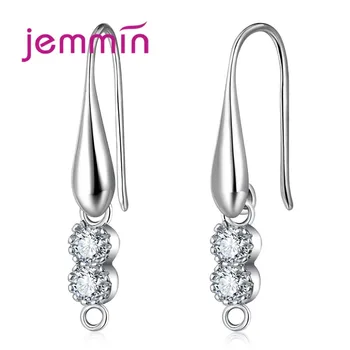 

S925 Sterling Silver Color Earring Components Diy Jewelry Making Accessories Hooks U-shaped Crystal Jewelry Making