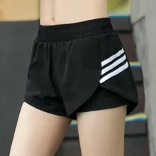 Женские шорты для бега, йоги, фитнеса, бега, дышащие, быстросохнущие, спортивная одежда, шорты для спортзала