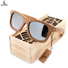 BOBO BIRD натуральные бамбуковые деревянные солнцезащитные очки ручной работы поляризованные зеркальные линзы для покрытия очки с подарочной коробкой