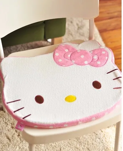 

1PC 46cm Cute Kitty Plush Chair Cushion Cartoon Stuffed Dolls Toys Gift For Children Love Pet #939