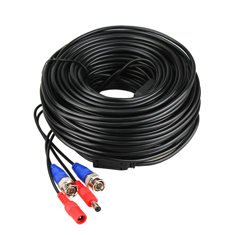 H.View 30m 100ft CCTV Cable BNC & DC Plug Video Power Cable for Wired AHD Camera and DVR Video Surveillance System Accessories H.View 30m 100ft CCTV Cable BNC & DC Plug Video Power Cable for Wired AHD Camera and DVR Video Surveillance System Accessories