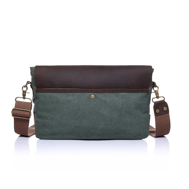 Мужская сумка AETOO тканевая в стиле ретро винтажная почтальона для отдыха|male bag|bag
