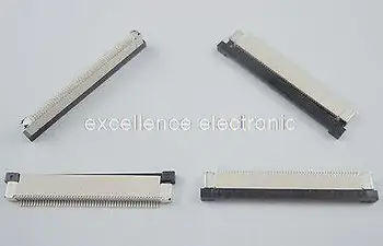 

10 Pcs FPC FFC 0.5mm Pitch 50 Pin Drawer Type Ribbon Flat Connector Top Contact