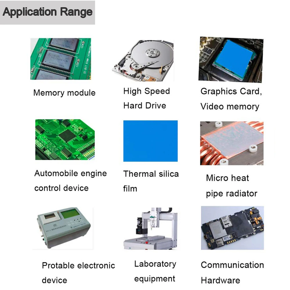 50 шт. Gdstime 100 мм x 100 мм x 3 мм синий Проводная силиконовая термальная прокладка прокладки 3 мм толщиной, двойные боковые ленты