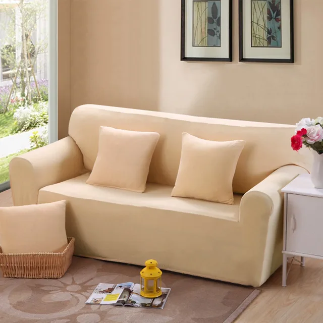 Light Brown Corner Sofa Covers For Living Room Universal Stretch