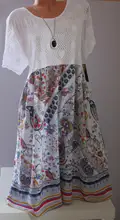 Large size Women's Dress 2019 new hot fashion printed lace openwork short sleeve Dresses Plus Size 5xl openwork plus size lace dress