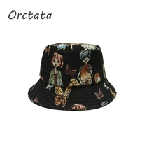 Винтажные летние Мультяшные шляпы для рыбалки унисекс для женщин и мужчин, весенние уличные хлопковые кепки с плоской подошвой для пеших прогулок, защита от солнца, 3 цвета