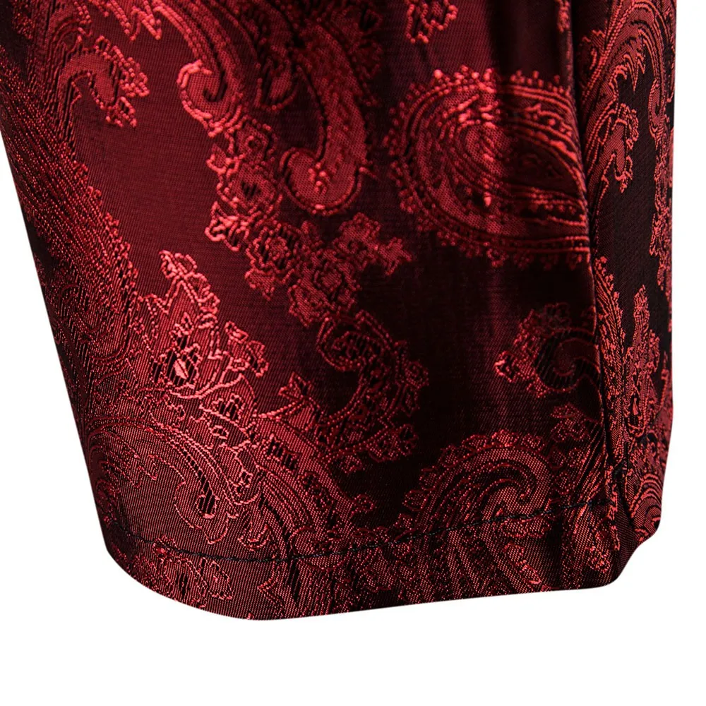 Костюм homme модный мужской костюм комплект из 2 предметов праздничный красный тонкий пиджак свадебное торжество деловая встреча одна пуговица костюмы мужские пальто и брюки