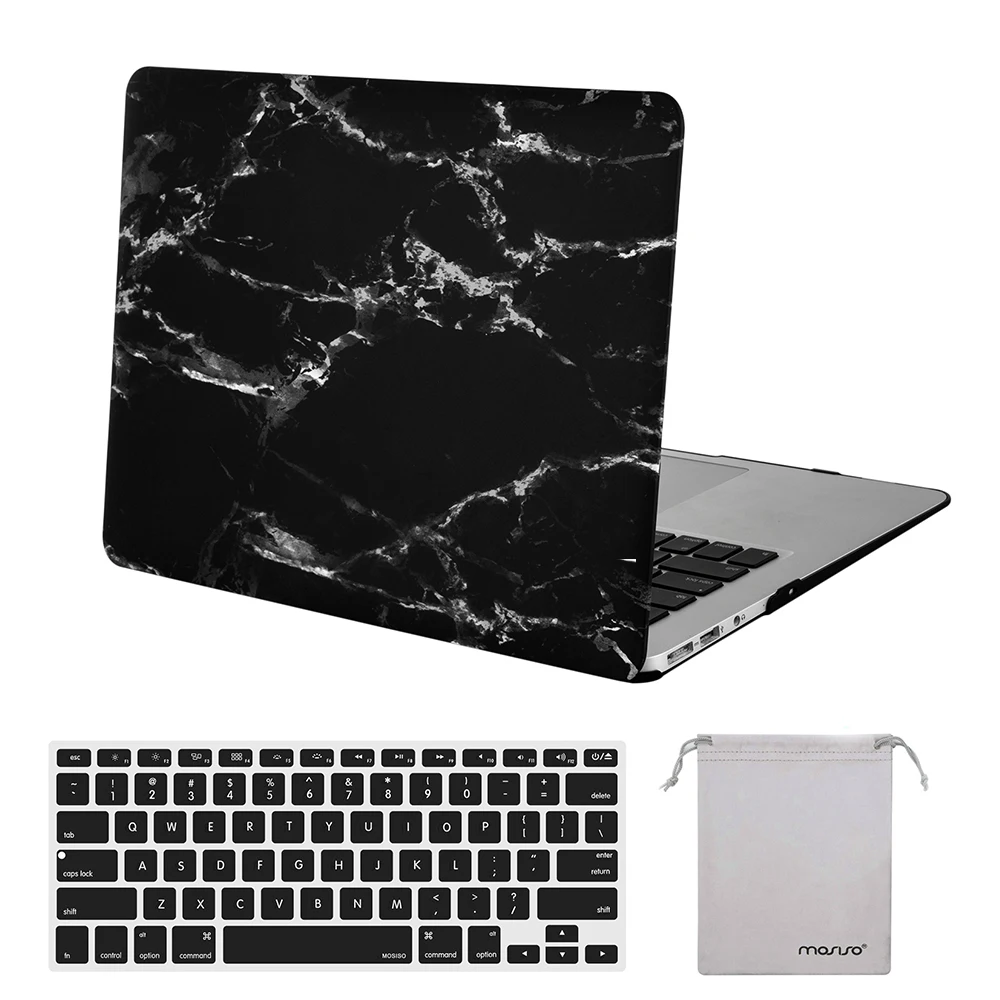 Мраморный Твердый чехол Mosiso для Macbook Pro 13 Retina 2013 2014 2015 MacBook Air 3 + силиконовый