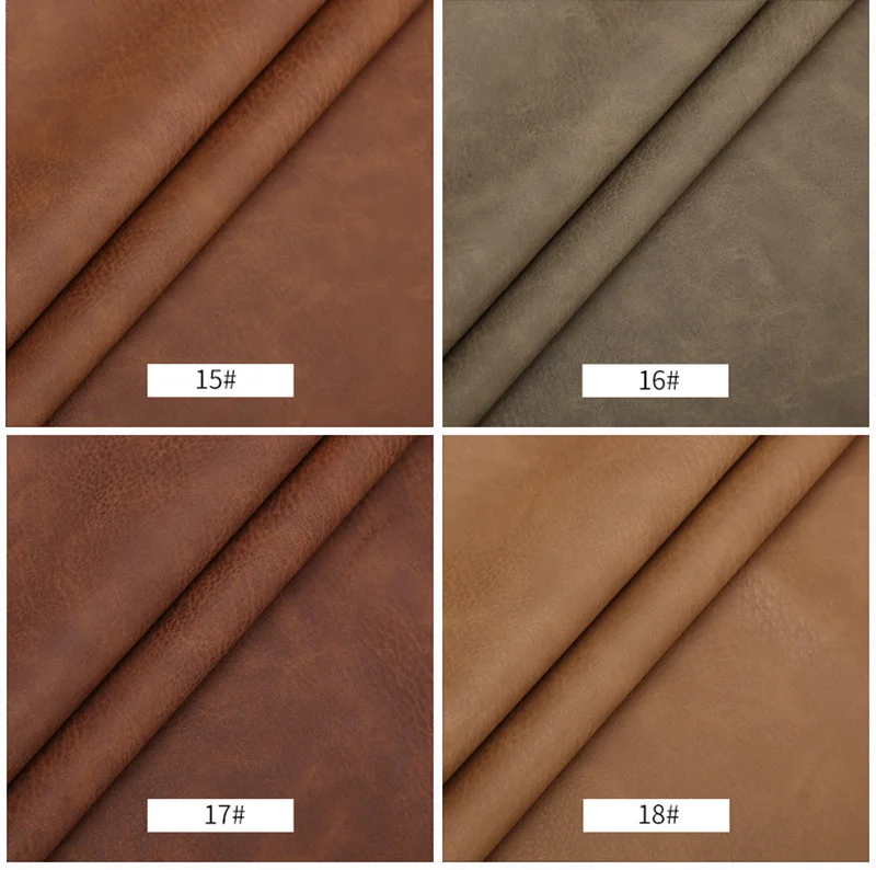 Meetee 100*138cm Faux Artificial Synthetic Leather Fabric for Sewing DIY Bag Shoes Sofa Material Home Decor Accessories