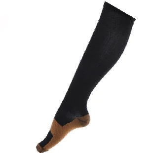 1 Pair Unisex Compression Socks Women Men Anti Fatigue Pain Relief Knee High Comfortable Travel Stockings