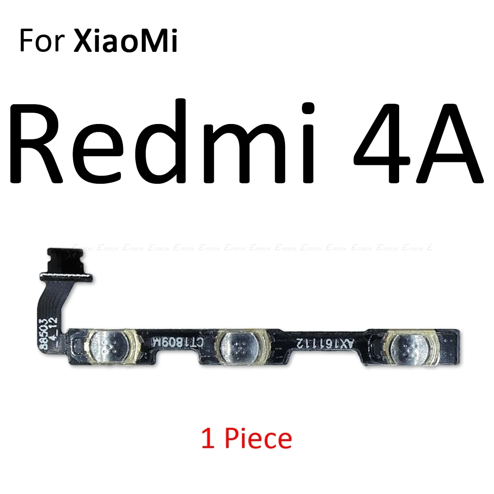Гибкий кабель с кнопкой включения и выключения кнопки громкости для Xiaomi Redmi 3S 4A Note 5A 5 Plus 4 2 3 Pro Special Edition 4X Global