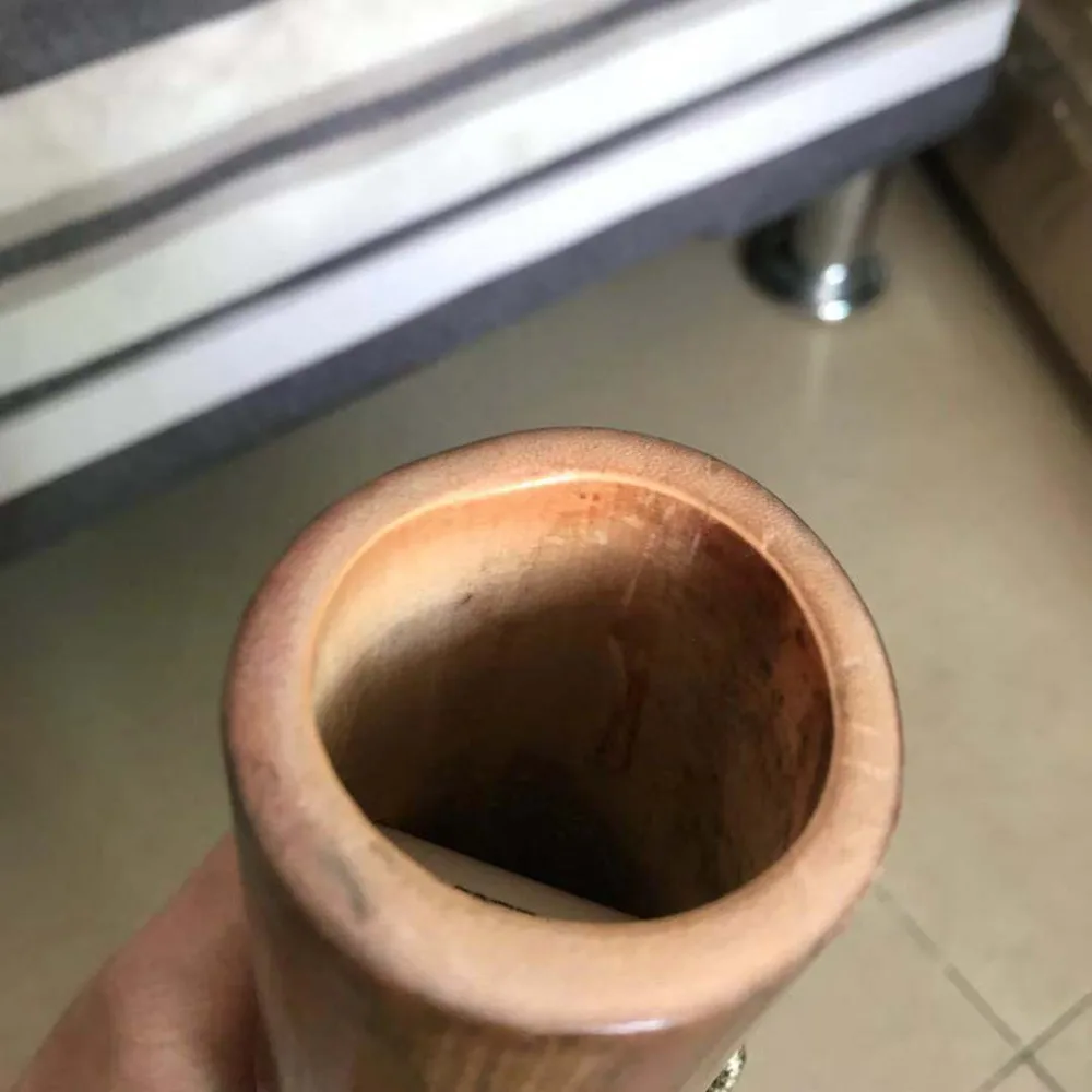 Цена Водопровод кальян прямой ручной работы Натуральный Бамбуковый материал забота о здоровье курения