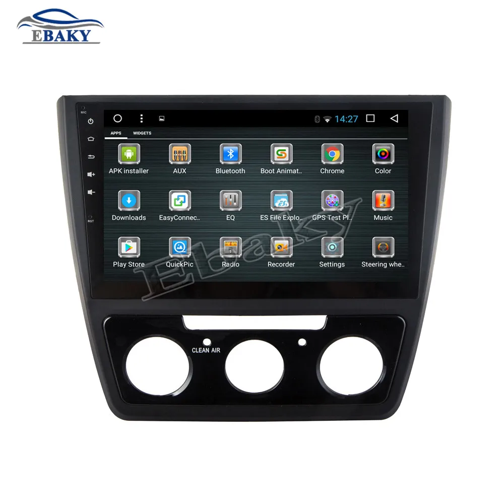Perfect NaviTopia 10.1inch 1GB/2GB RAM Quad Core/Octa Core Android 7.1/8.1 Car DVD Radio for SKODA YETI 2016- with GPS/wifi/maps 4