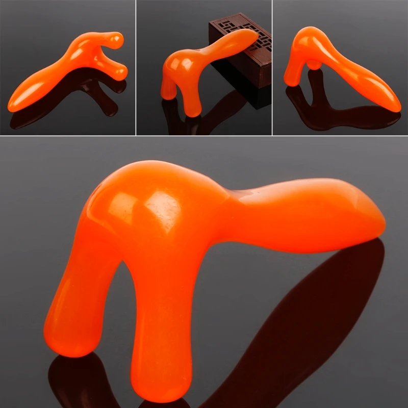 

Resin Body Nose Spine Acupoint Massager Gua Sha Board Rod Massage Tool
