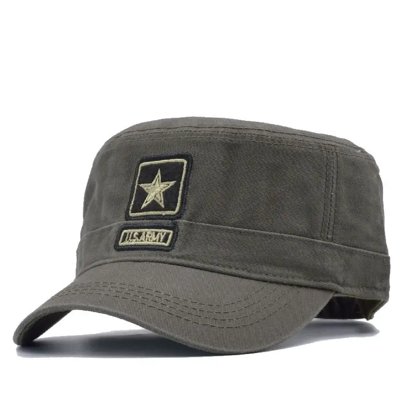 [NORTHWOOD] Новинка, камуфляжная плоская кепка, американская армейская Кепка, Мужская бейсболка, камуфляжная Мужская бейсболка, тактические Спортивные шапки для взрослых - Цвет: Army green