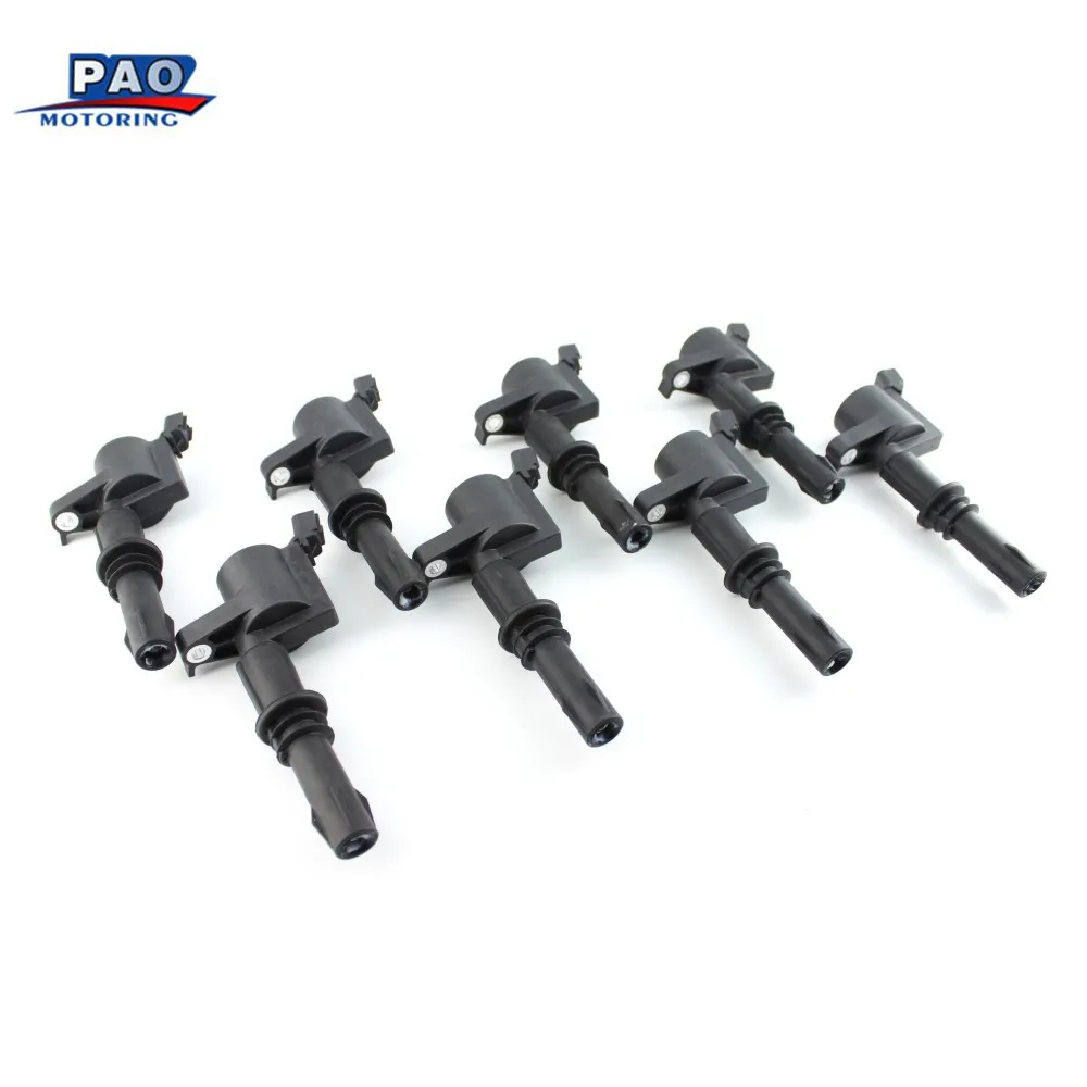 

8PCS Ignition Coils For Ford F150 Expedition5.4L 3L3E12A366CA 3L3Z12029BA 3L3E12A366CA UF537 FD508 3L3U12A366BB DG511