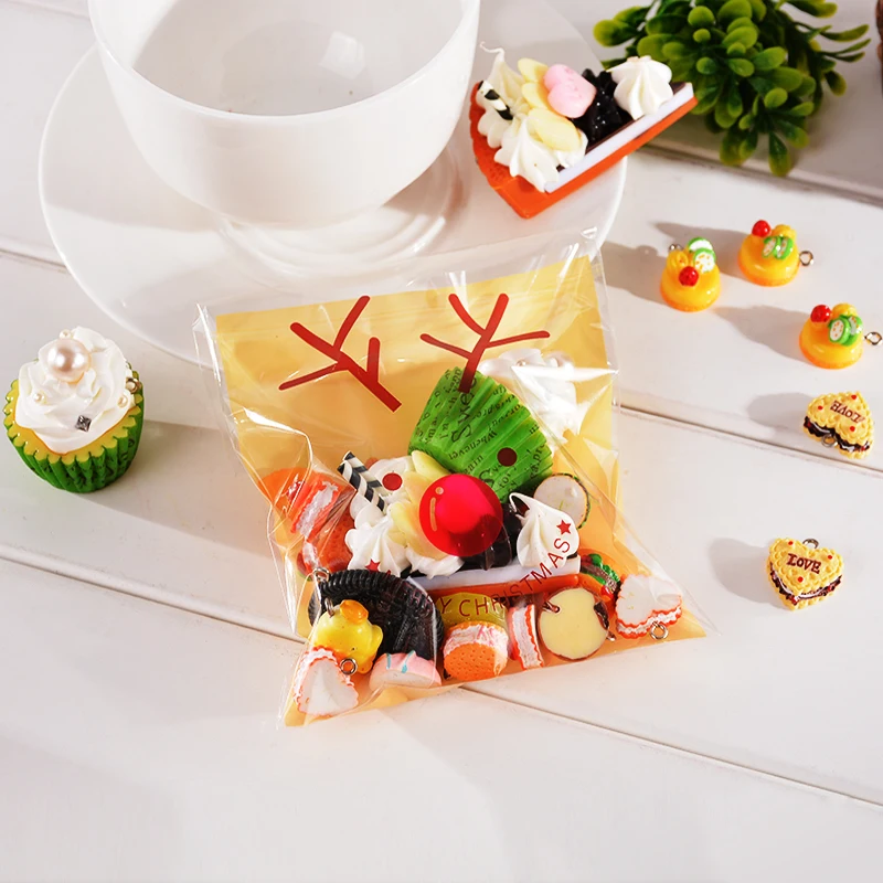 Self adhesive Cookie Baking Food Bag Gift Bag Wedding Favor Christmas