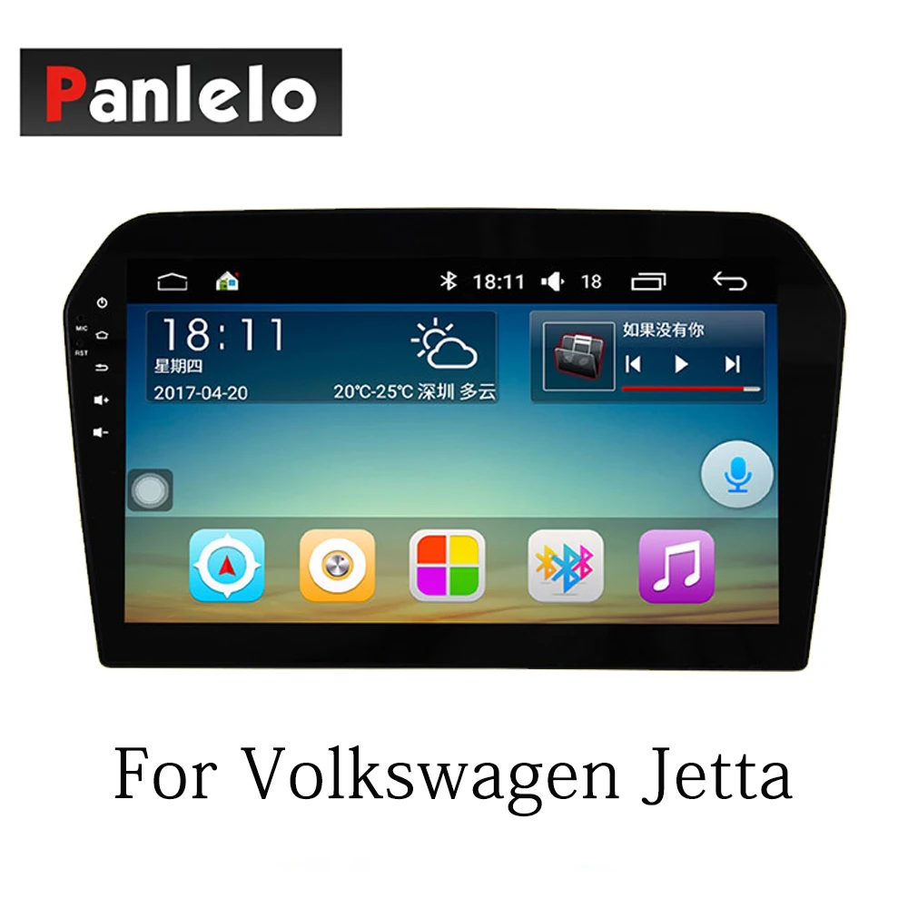 Panlelo стерео Android 2 Din для Volkswagen Sagitar Golf7 Поло Tiguan Lamando Octavia Сантана Bora руль Управление