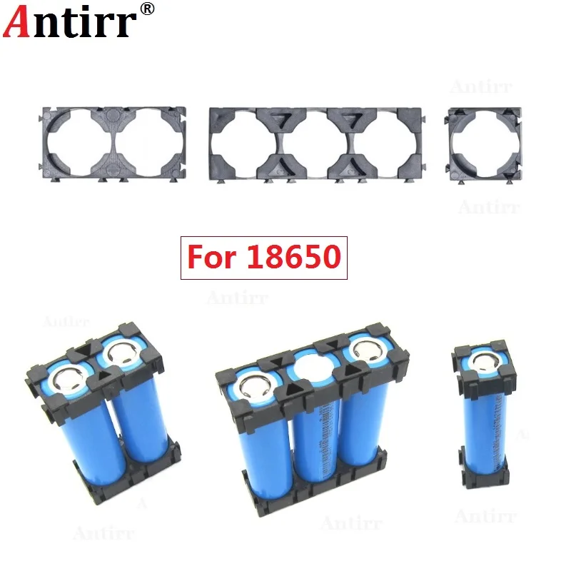 

1pc Plastic 1 2 3 Cell 18650 Battery Holder Bracket Cylindrical Li-ion Batteries Pack fixture Anti Vibration Case Storage Box