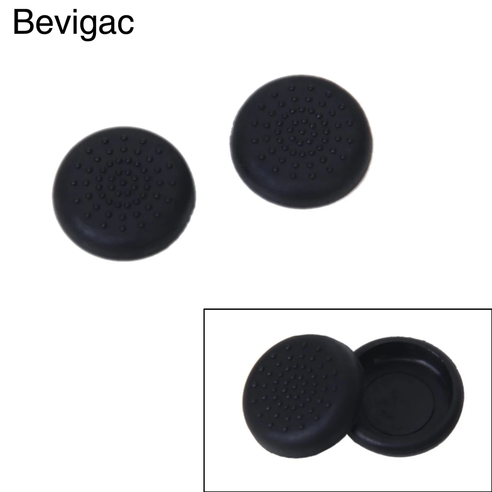 Bevigac 2X Silicone Analog Controller Thumb Grips Case Cover Cap for Mando Sony Play Station Playstation 4 3 PS4 PS3 Thumbsticks |
