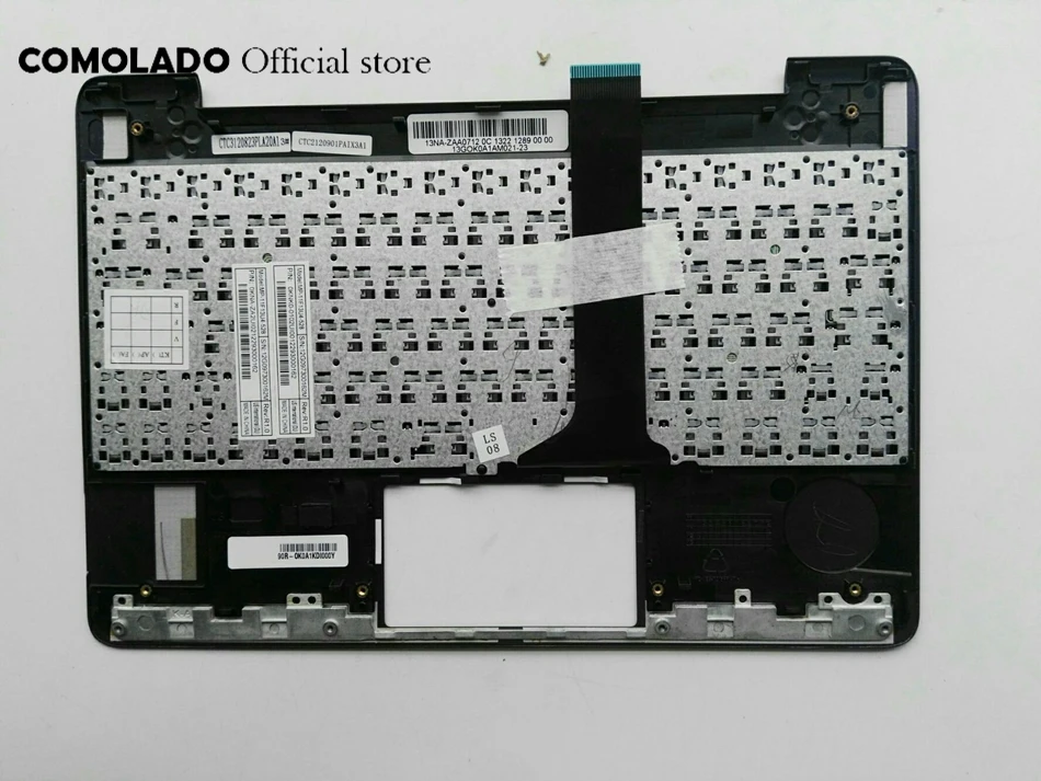 США Английский Клавиатура для ноутбука ASUS TF101 TF201 TF201T TF700T темно-серый верхняя крышка раскладка клавиатуры США