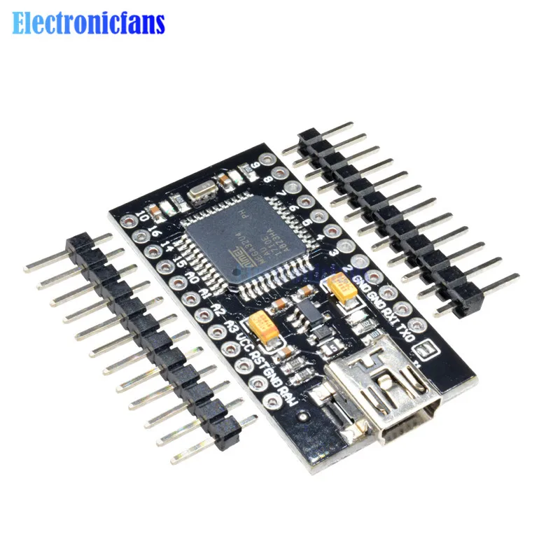 

Pro Micro ATmega32U4 5V 16MHz Controller Replace ATmega328 For Arduino Pro Mini W/ Pin Header For Leonardo Mini Usb Interface