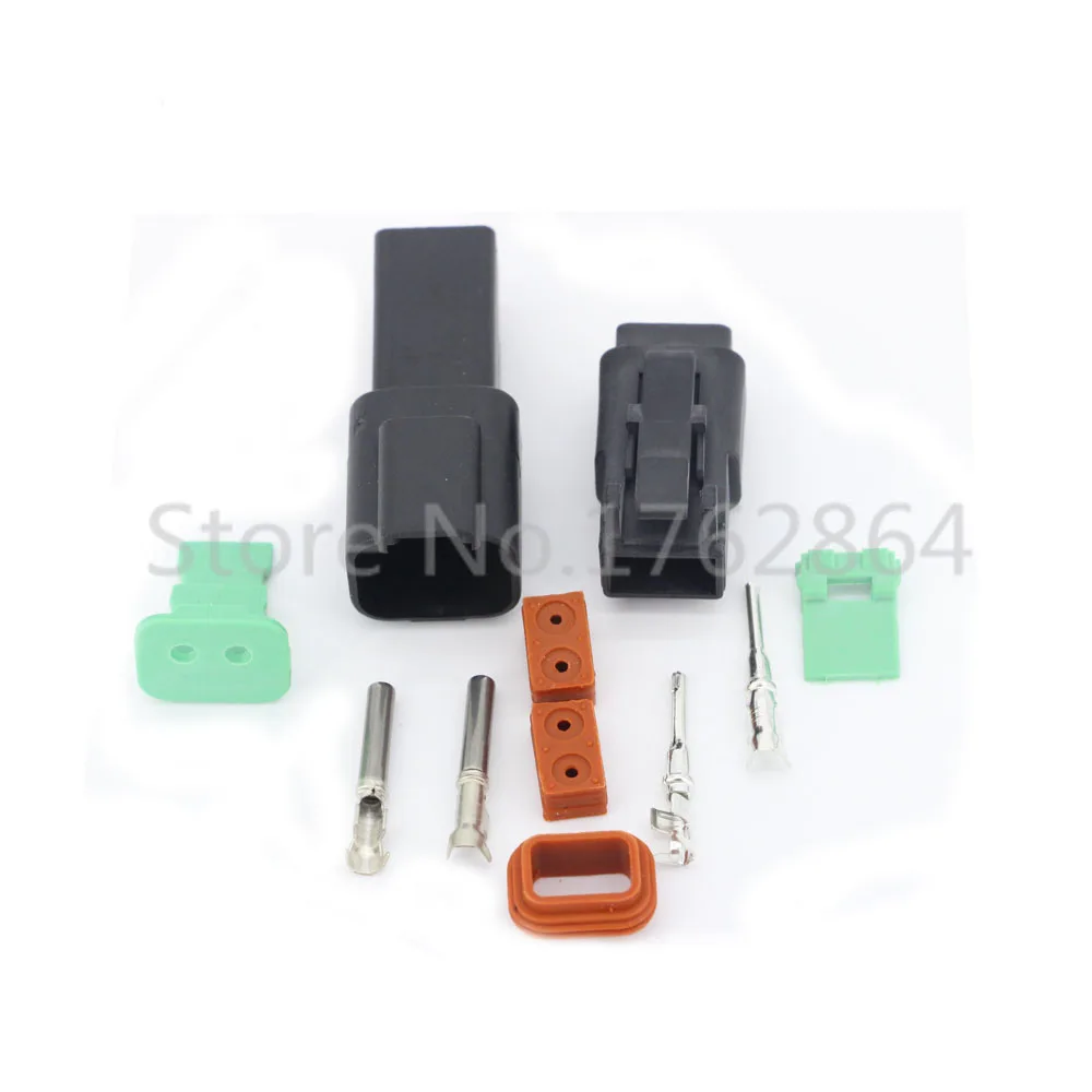 

Black 5 Sets 4 Pin DJ3041Y-1.6-11/21 Deutsch Connectors,DT04-4P/DT06-4S Automobile waterproof wire electrical connector plug