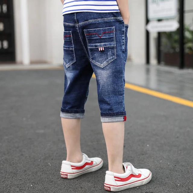 New Baby Summer Clothes for Kids Casual Little Boys Jeans Shorts Hot Toddler Cotton Denim Short Pants Novelty Outdoor Trousers 2