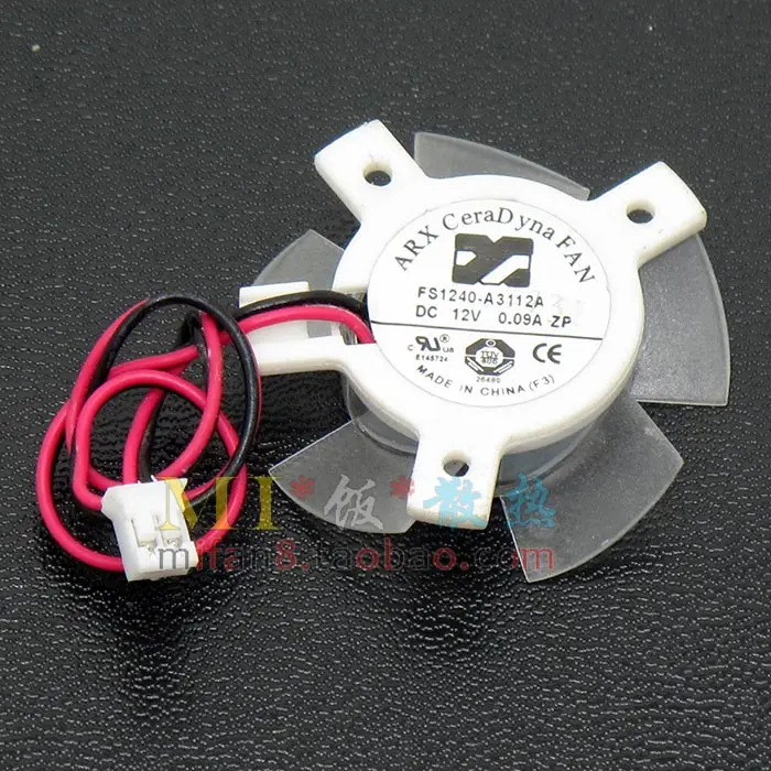 ARX FS1240 A3112A Сервер охлаждающий вентилятор DC 12V 0.09A 2