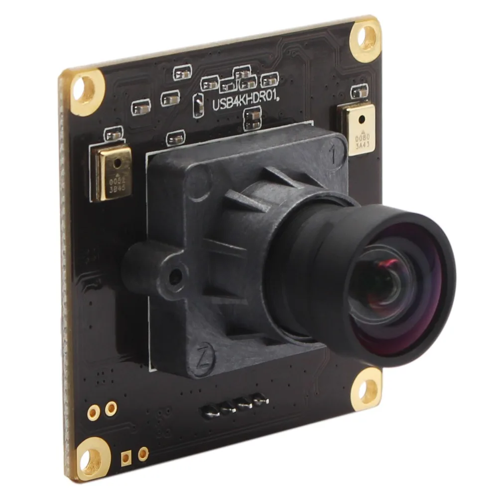 

Wide Angle Webcam MJPEG 30fps 3840x2160 4K USB Webcam Fisheye Video Camera Module With Micphone for Mac Linux Android Windows