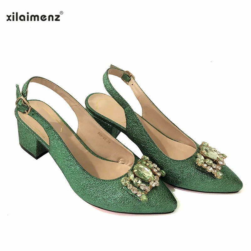 ladies green heels