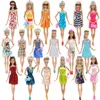 35 Item/Set Doll Accessories=10x Doll Clothes Dress +4x Glasses +6x Plastic Necklace +2x Handbag +3x Crown +10x Shoes for Barbie ► Photo 2/6