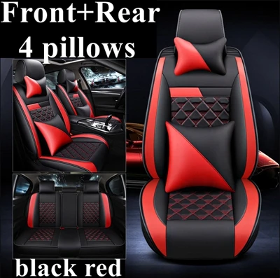 black red luxury Сиденья для Volvo XC40 XC60 XC70 XC90 V40 V50 V60 V70 V90 S60 S60L S80 S90 SsangYong Korando Actyon Rexton Председатель Kyron - Название цвета: black red luxury