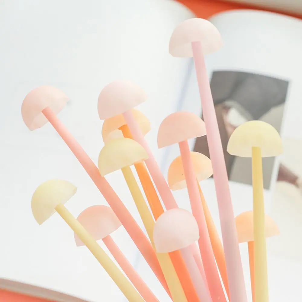 1 шт. креативные Мягкие силиконовые светящиеся гелевые карандаши в форме гриба Papelaria школьные офисные принадлежности рекламный подарок случайный цвет