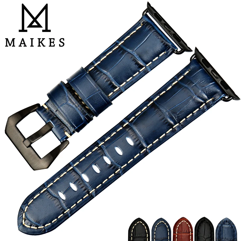 Ремешок кожаный для Apple Watch Band 44 мм 40 42 38 Series 4 3 2|Ремешки часов| |