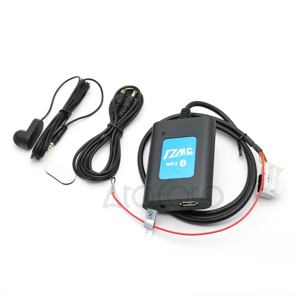 Автомобильный DMC Bluetooth USB цифровой музыкальный переходник AUX 12 pin адаптер
