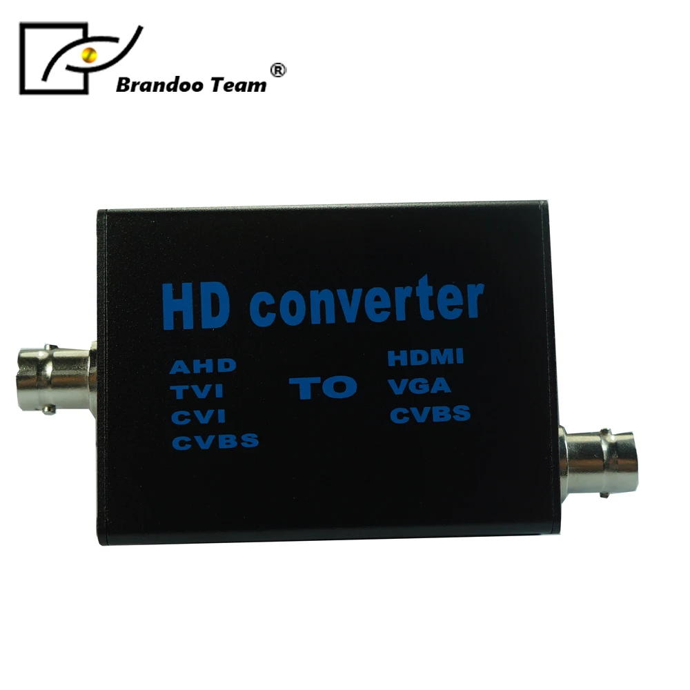 AHD/TVI/CVI/CVBS к HDMI/VGA/адаптер CVBS конвертер обнаружить PAL/NSTC бесплатная