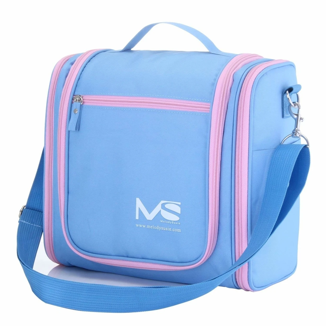 Large Hanging Travel Toiletry Bag - Heavy Duty Waterproof Women's Makeup Organizer Bag Men's Shaving Kit Toiletry Bag for Travel (1)