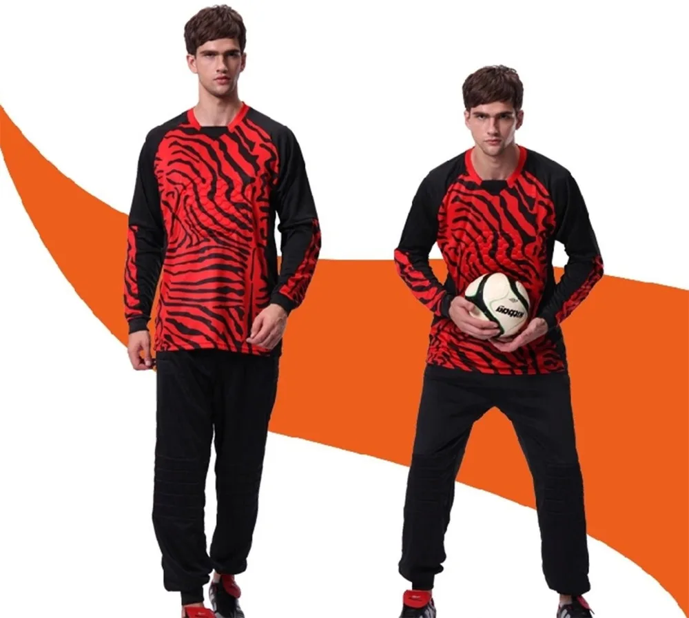 men Goalkeeper sets men soccer jerseys adult football goalie keeper