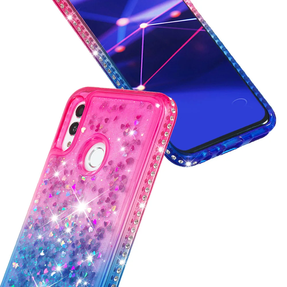 Diamond Glitter Case For Huawei P Smart Plus 2019 Gradient Bling Quicksand Soft Silicone Case for Huawei Honor 10 Lite Cover (5)