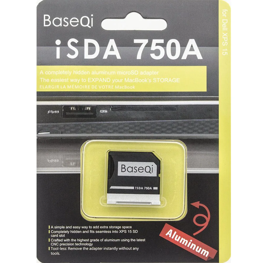 Adaptador de Microsd de Alumínio Dell Leitor de Cartão de Memória para Expansão de Cartão sd de 13 Polegadas Dell Xps de 15 Polegadas Leitores de cartão - Imagem 5